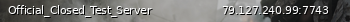 Маленький баннер сервера: Official_Closed_Test_Server